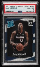 2017-18 Panini Donruss Optic Rated Rookie Bam Adebayo #187 PSA 8 04w9
