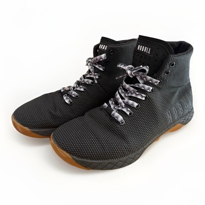 NOBULL No Bull High Top Trainer Crossfit Shoes Sneaker Black Mens 8 Women 9.5