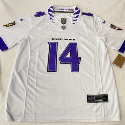 New!! Kyle Hamilton #14 White Stitched Jersey   Men's