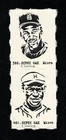 MICHAEL JORDAN - POP LLOYD Uncut 2-Card Panels RARE MICRO Cards