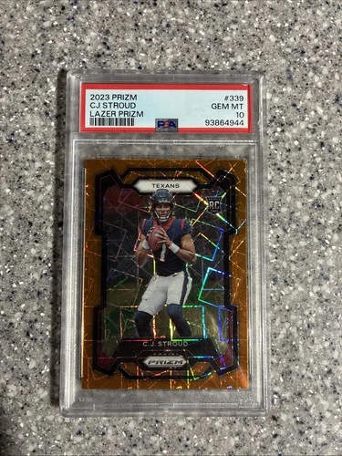 2023 CJ Stroud Lazer Prizm  PSA 10 RC
