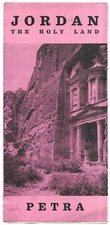 Vintage Jordan Petra Holy Land Brochure Travel Tourist