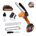 20V Cordless Chainsaw Mini Power Chainsaw Spring Wood Cutting with Battery