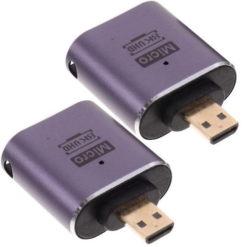2 Pcs Display Adapter Male and Female Connector Plug Monitor Adapters - Afbeelding 7 van 12