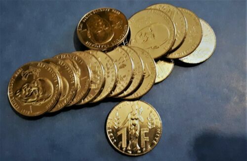 Très Rare 1 Franc État Français 1943 – Pré-essai Ou Essai – Francisque Aluminium