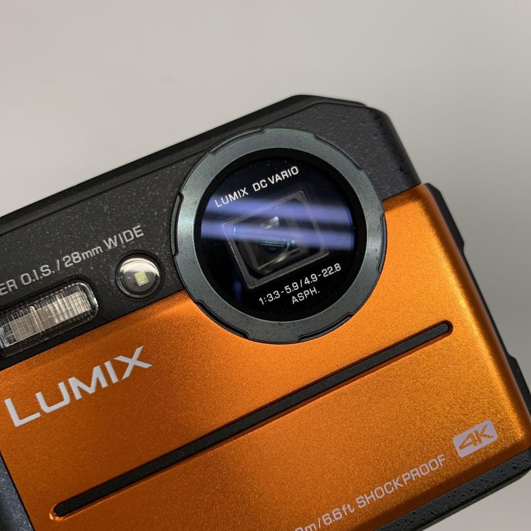 Panasonic DC-FT7-D Orange Compact Digital Camera Lumix FT7 4K