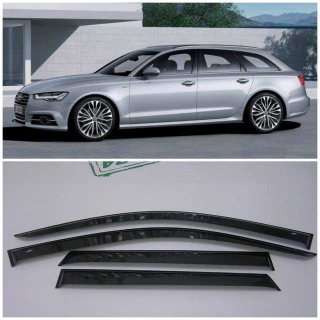 For Audi A6 Avant 2017 Window Visors Side Sun Rain Guard Vent For Audi A6 Avant 2017 Window Visors Side Sun Rain Guard Vent Deflectors Online Ebay