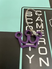 scotty cameron gallery mini crown key fob purple       