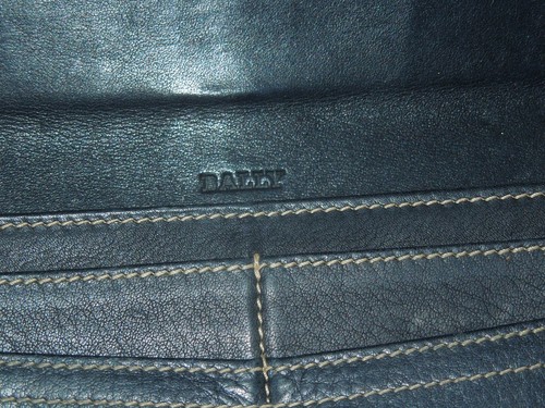 Bally Monedero/Cartera Cuero Negro - Imagen 5 de 5