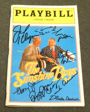 Jack Klugman Tony Randall and Cast Signed Playbill The Sunshine Boys w/ JSA COA