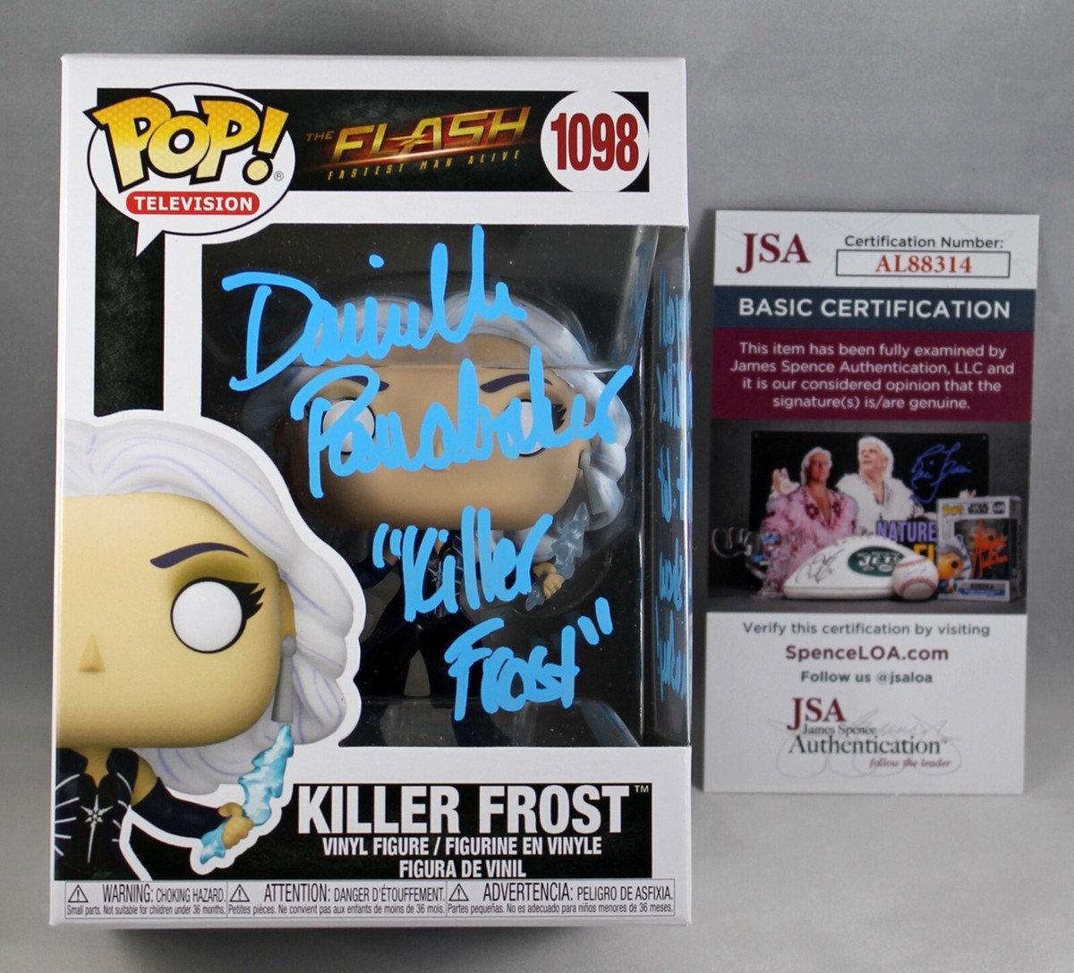 DANIELLE PANABAKER SIGNED KILLER FROST FLASH FUNKO POP FIGURE