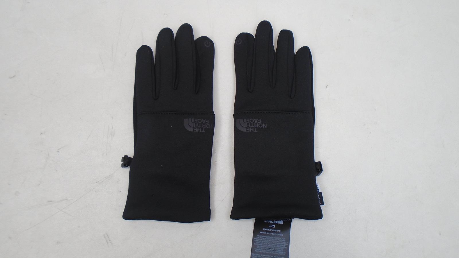 GUANTES ETIP UNISEX THE NORTH FACE NF0A4SHA NEGROS GRANDES
