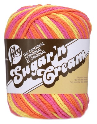 Spinrite 102002-2741 Sugar'n Cream Yarn - Ombres-Playtime (6Pk)