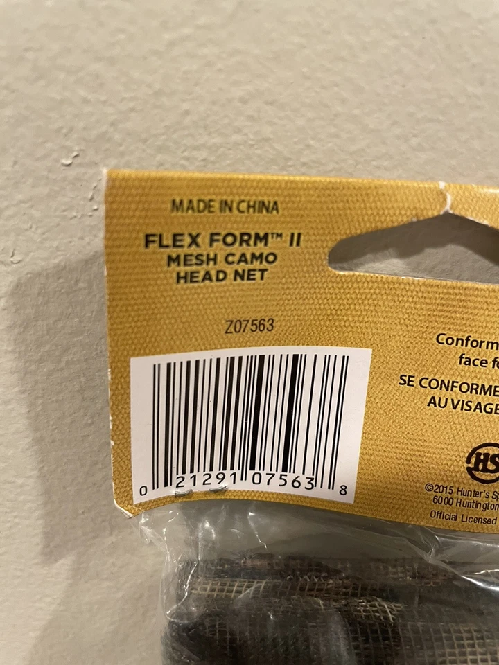 Hunters Specialties Flex Form II Head Net OSFA Mesh Camo Net-07563 - Image 3 of 3