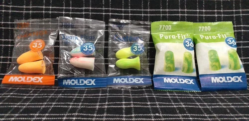 MOLDEX 5x Ohrstöpsel 7400 7500 2x7700 7800, SNR 35/36 dB, Gehörschutz Lärmschutz