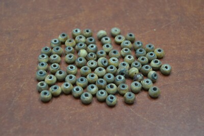 150 PCS BROWN ROUND BUFFALO HORN BEADING BEADS 6MM #T-1576B