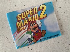 Super Mario Bros 2 Nintendo NES Instruction Booklet Manual Only - Very Good