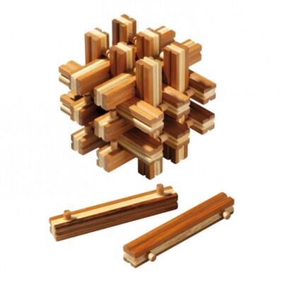 Lock up Puzzle  - 18 Puzzleteile - Denkspiel - Knobelspiel - Geduldspiel