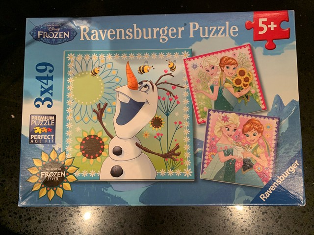 09245 Ravensburger Disney Frozen Fever 3 X 49pc Children's Jigsaw Puzzle for sale online | eBay