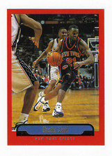 1999-00 Topps Charlie Ward New York Knicks Basketball Card #84