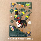 [NM] Pokemon Cafe Umbreon Halloween Transparent Clear Card Promo Japanese