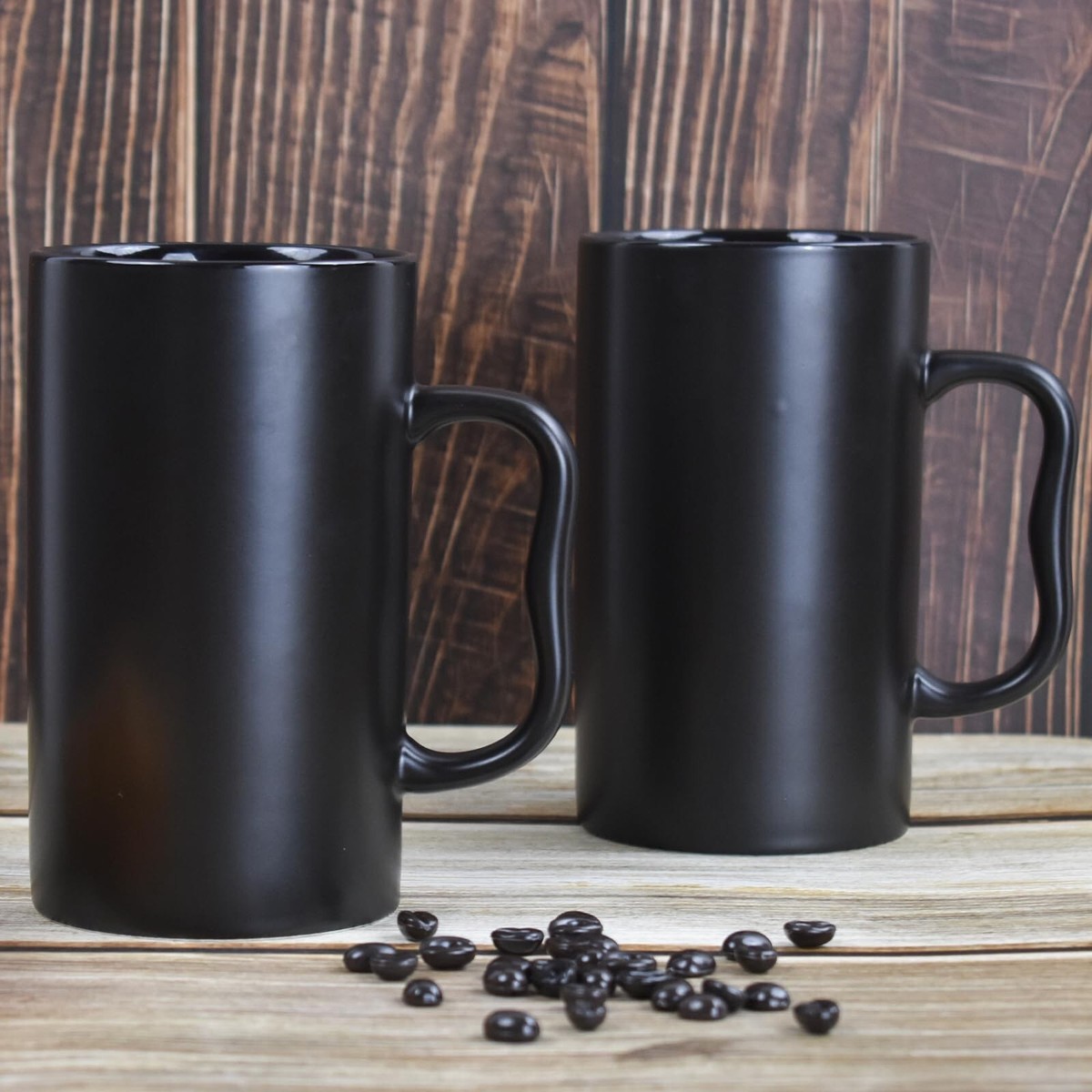 Tall Coffee Mugs with Handle,20 oz Large Coffee Mugs,Plain Ceramic Extra  Big ... | eBay