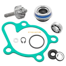 Water Pump Rebuild Kit Impeller Shaft Seal Gasket for Yamaha Kodiak 400 2000-06
