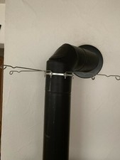 Tubo de horno soporte de tubo 120 a 180 mm abrazadera de tubo tubo de humo soporte de guante
