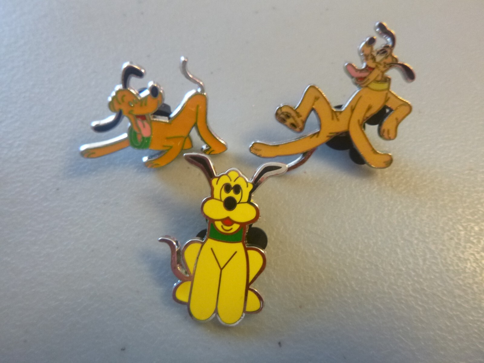 Disney Pins -Group of 3 different pins - Pluto