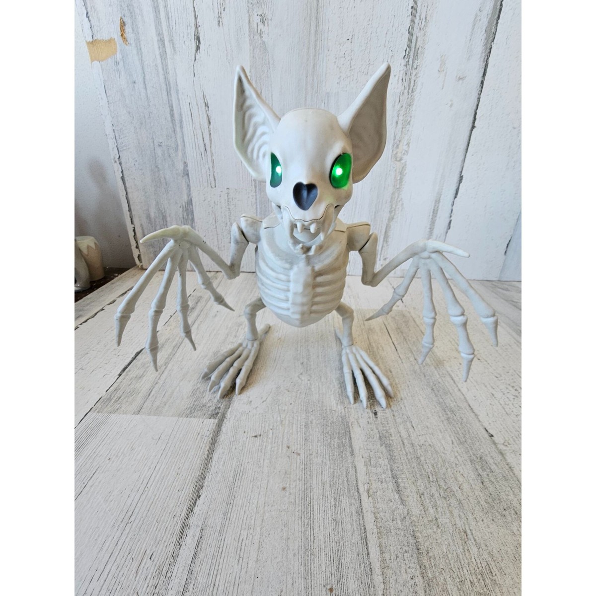 Crazy Bones animated skeleton bat Halloween prop decor | eBay