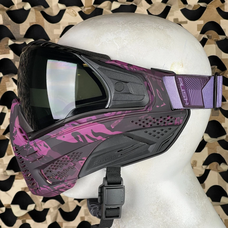 NUEVA Máscara de Paintball Push Unite - Púrpura Haze Camuflada - Lente de Humo Foto 3 de 4