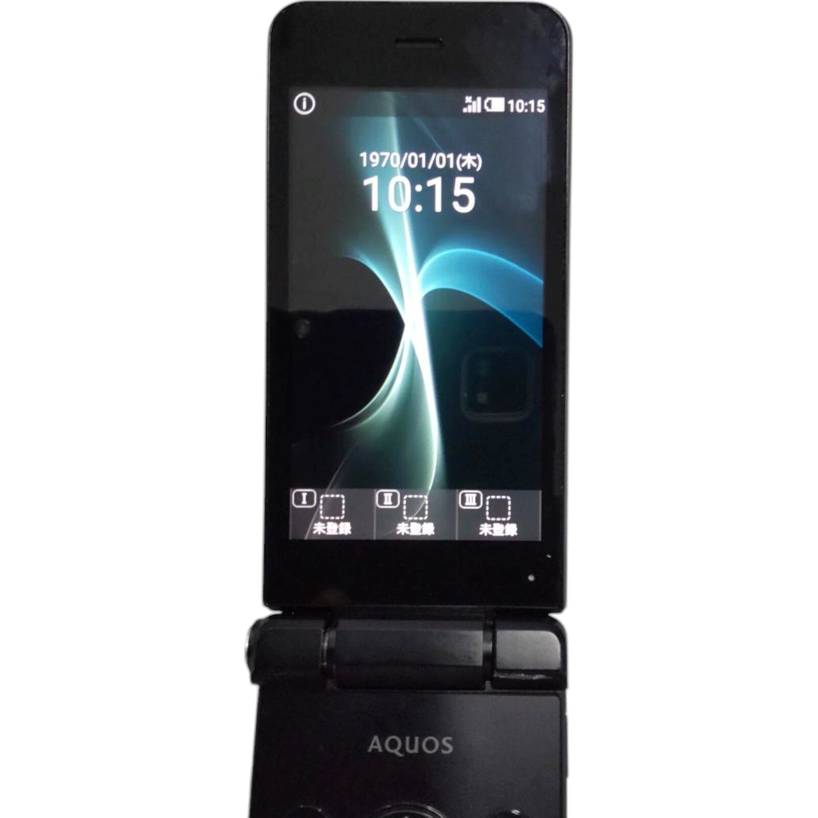 SHARP AQUOS SH-N01 BLACK Android Flip Phone KEITAI Unlocked SIM Free