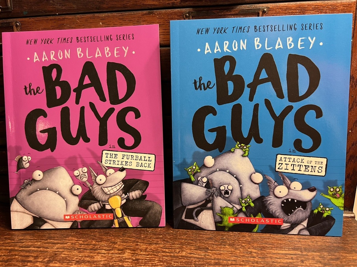 The Bad Guys Box Set: Books 1-8 by Aaron Blabey Paperback + Guide