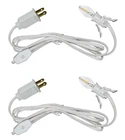 Clip In Lamp Replacement Cord Christmas Village House with LED Light Bulb (2)