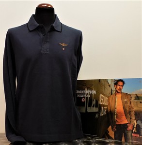 polo manica lunga aeronautica militare