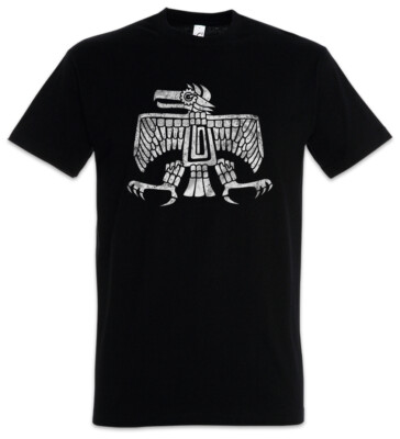 Aztec Eagle Herren T-Shirt Aztec Indianer Indian American Azteken Sign Zeichen