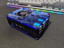 Case For Raspberry Pi 4 With Large Fan And 4 X  Pi 4 Board Not Included 