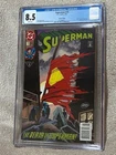 Superman #75 CGC Graded 8.5 DC Comics 1/93 4th Printing White Pages