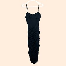 House of CB Sirene Black Midi Dress 