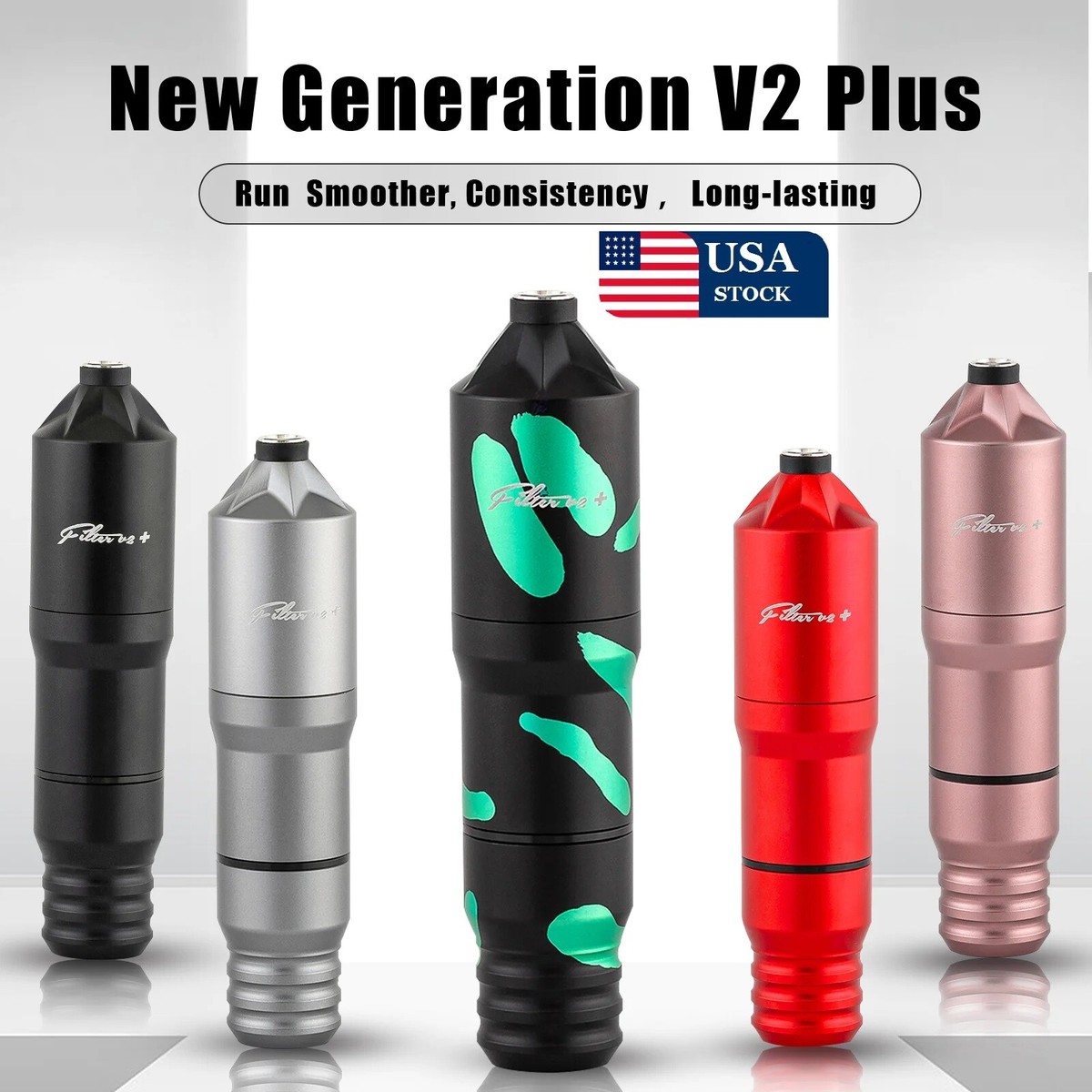 EZ Filter V2 Plus Rotary Cartridge Tattoo Machine Pen System V2 DC