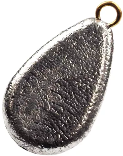 Flat Bank Sinkers w / eye 3 to 8ozs - 5 to 50 count you choose w/Free Shipping!