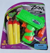 JA-RU Ultra Foam Power Shot Dart Toy Gun with 5 Foam Darts New