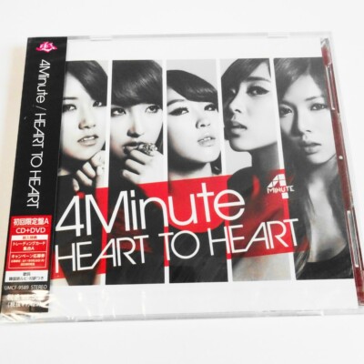 4MINUTE HEART TO HEART CD+DVD+CARD JAPAN Limited Edition A SEALED
