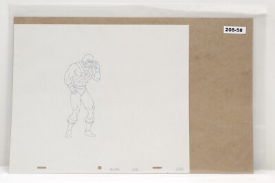 He-Man and the Masters of the Universe Hand Drawn Animation Drawing Art (208-58)