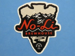 BEER Brewery STICKER ~ NO-LI Brewhouse ~ Spokane, WASHINGTON, Northwest, USA
