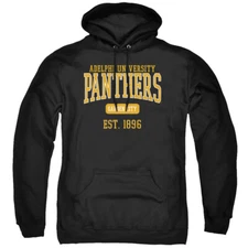 Adelphi University Adult Pullover Hoodie Est. Date, Black, S-3XL