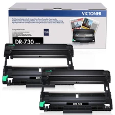 2 PACK DR730 Drum Unit DR760 For Brother HL-L2350DW L2370DW MFC-L2710DW printer