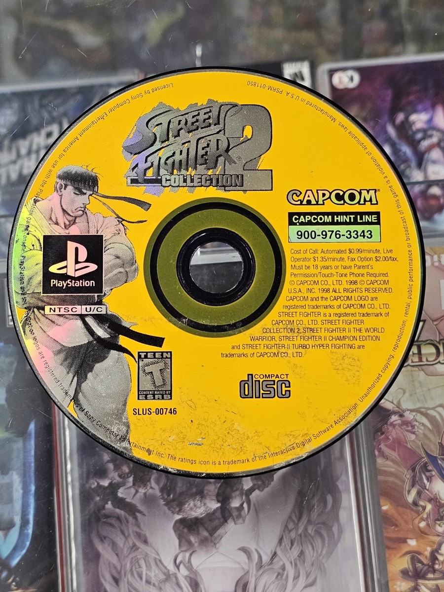 ストリートファイターコレクション　プレイステーション　ps1 ディスクのみ Street Fighter Collection 2 (PlayStation 1 PS1, 1998) Game DISC