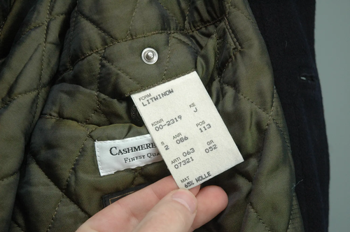 Vintage Hugo Boss Cashemere Wool Warm Bomber Jacket Size 52 - Picture 8 of 9