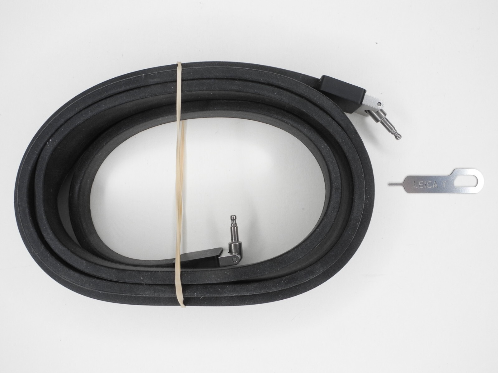 Leica Black Silicone Camera Neck Strap For T (Typ 701) / TL / TL2 w/ Release Key